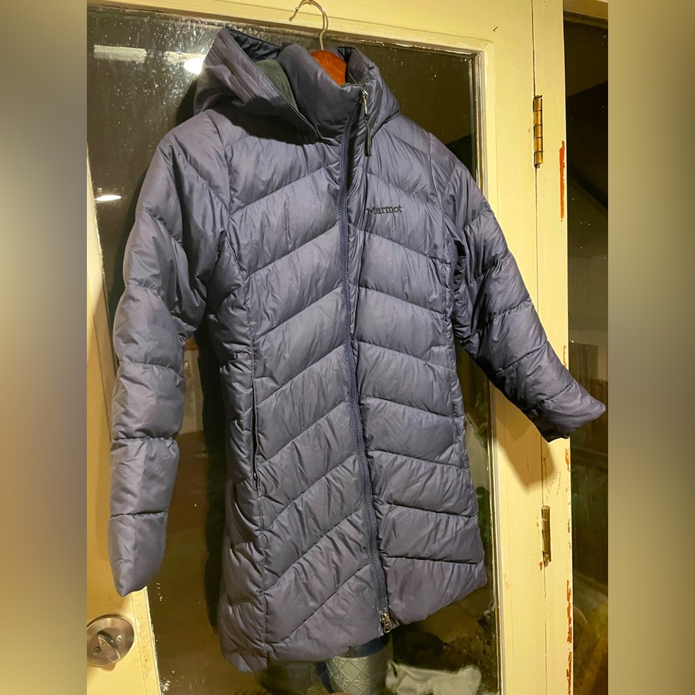 Marmot kids long puffer